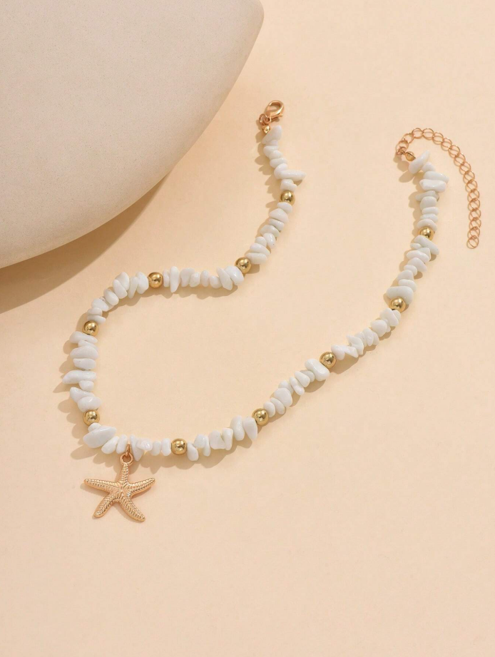 Starfish Pendant, Suitable For Women Daily And Travel Wear