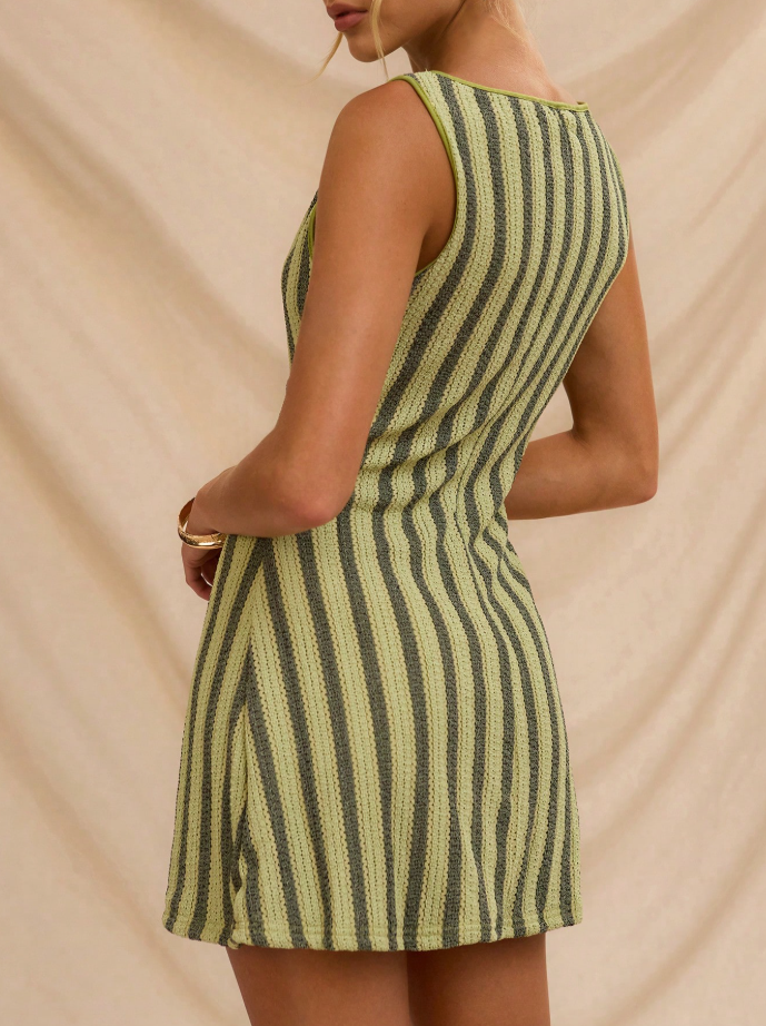 Striped Knit Mini Dress – Summer Renaissance