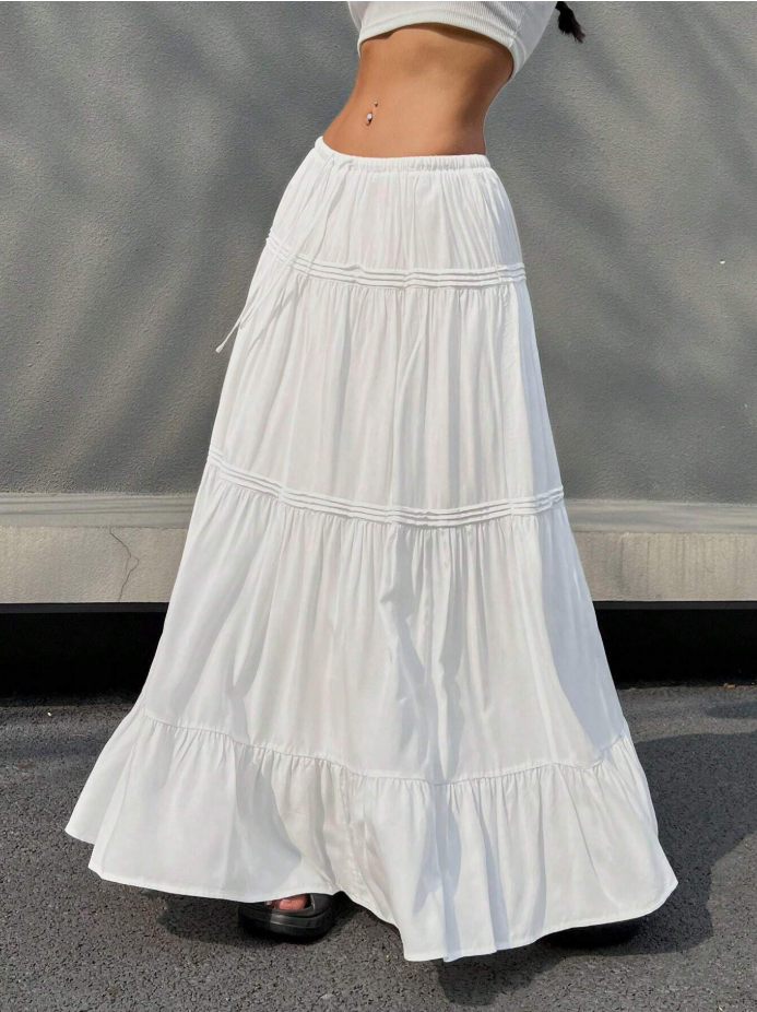 Muchica Everyday Pleated Maxi Skirt