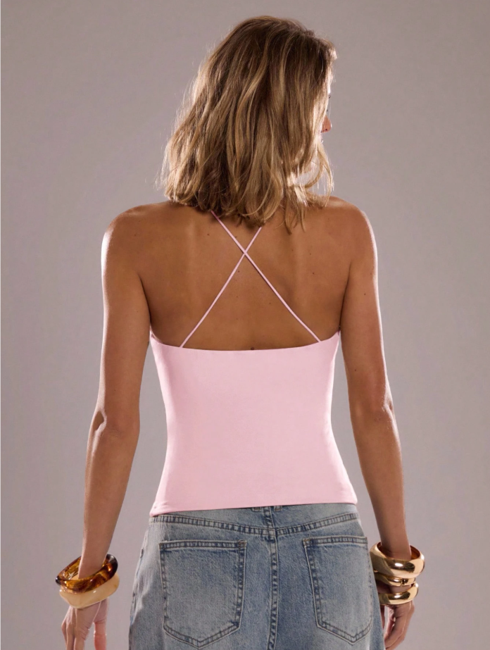 Beaded Strap Slim Fit Camisole