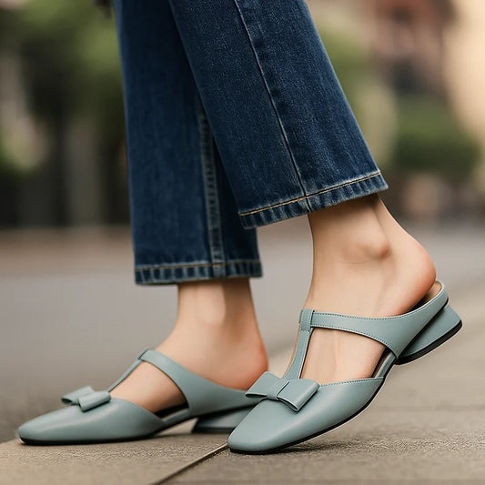 Varenne Leather Mules
