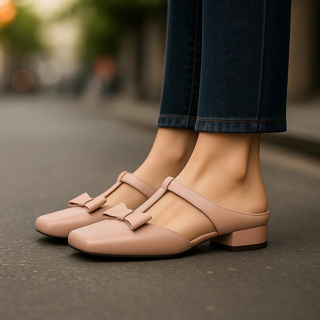 Varenne Leather Mules