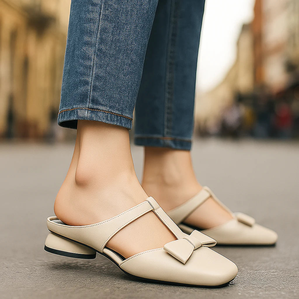 Varenne Leather Mules
