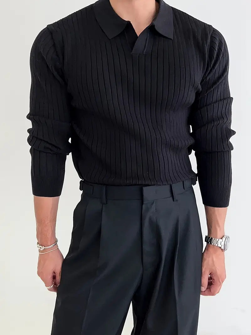 Slim Fitted Knit Sweater