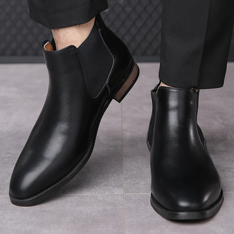 Montero Leather Chelsea Boots