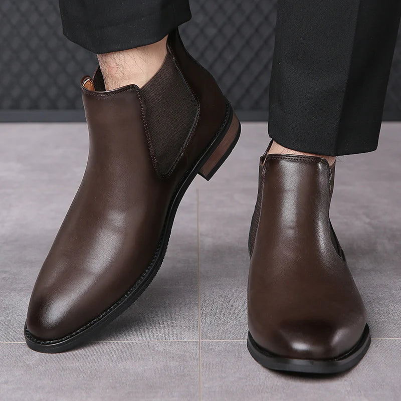 Montero Leather Chelsea Boots