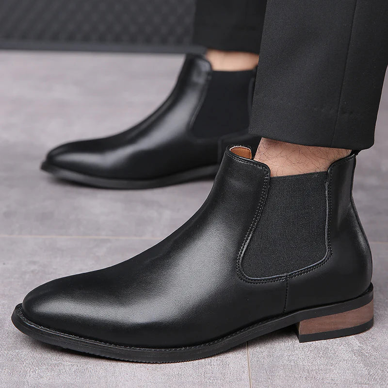 Montero Leather Chelsea Boots