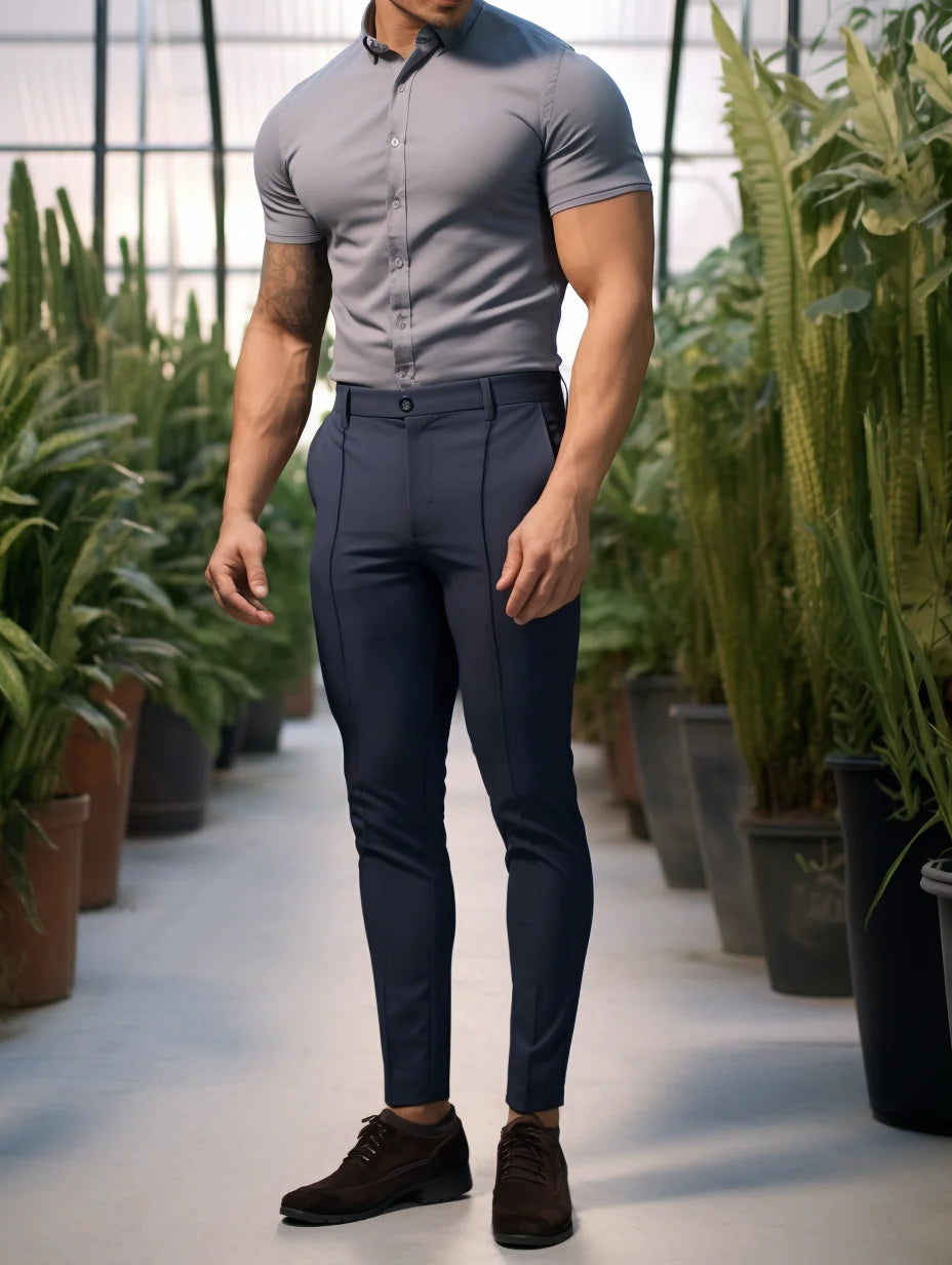 Slim Smart-Fitted Pants
