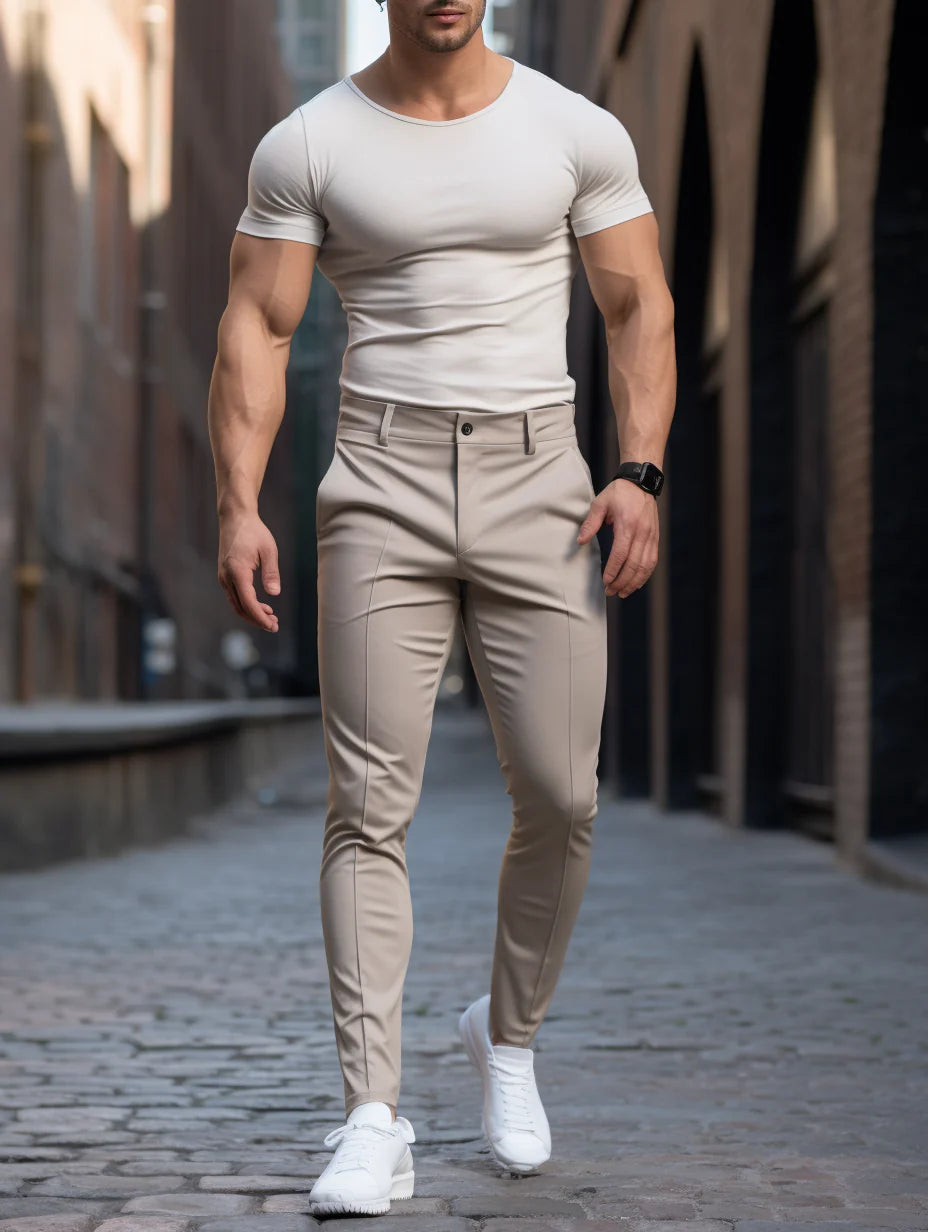 Slim Smart-Fitted Pants