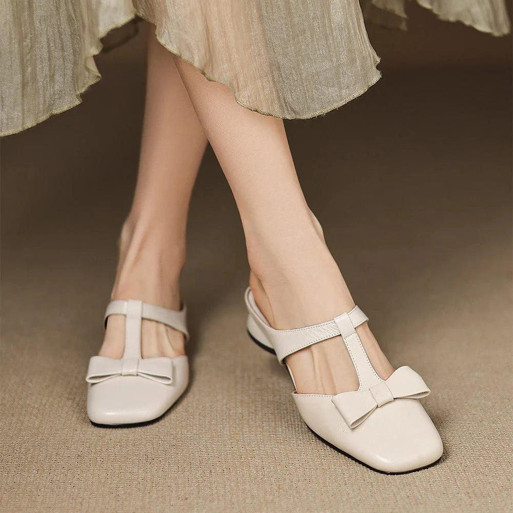 Varenne Leather Mules