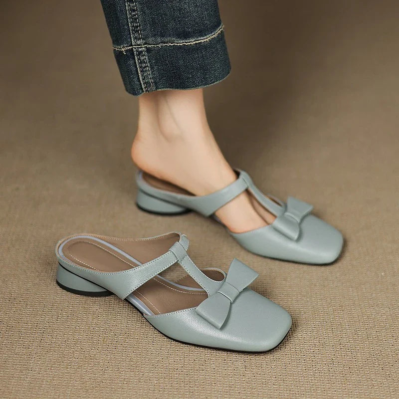 Varenne Leather Mules