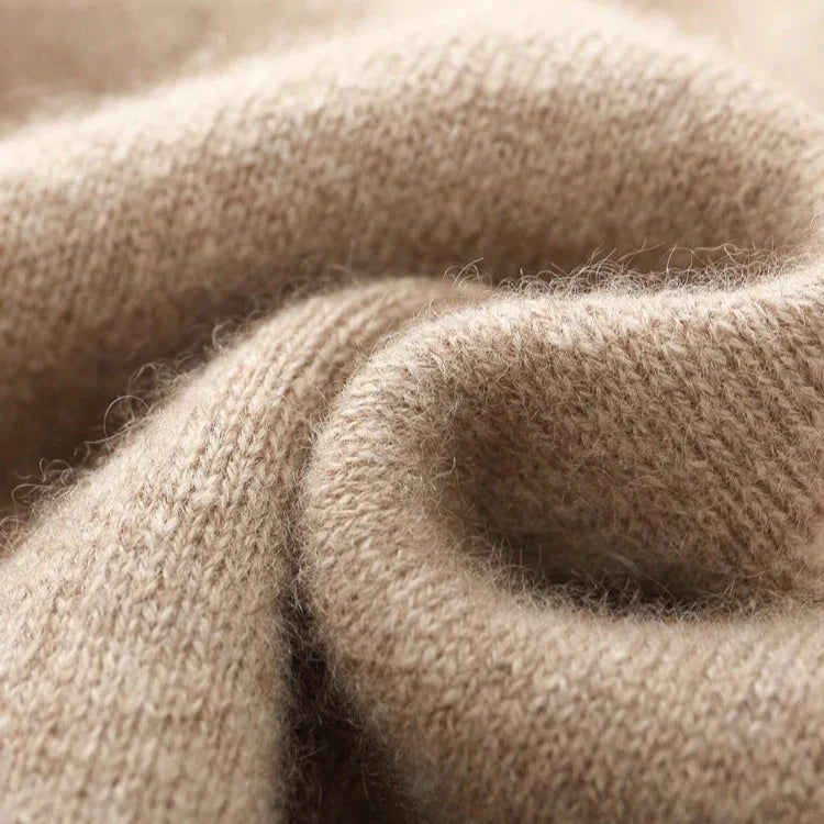 Cashmere Zipper Cardigan