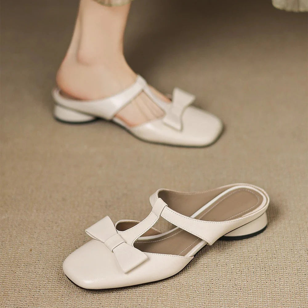 Varenne Leather Mules