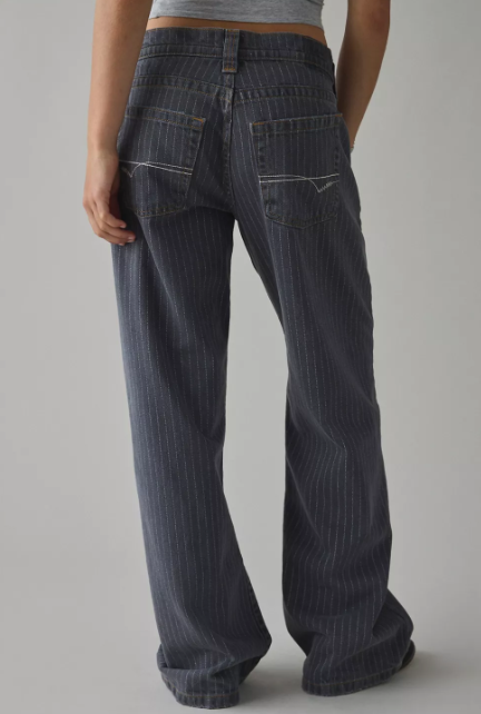 Striped Swagger Wide-Legs