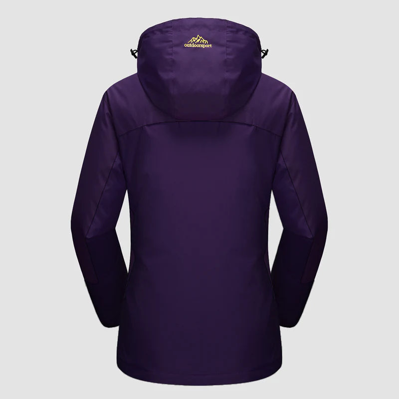 Women's 3-in-1 Waterproof Ski Jacket with Fleece Liner