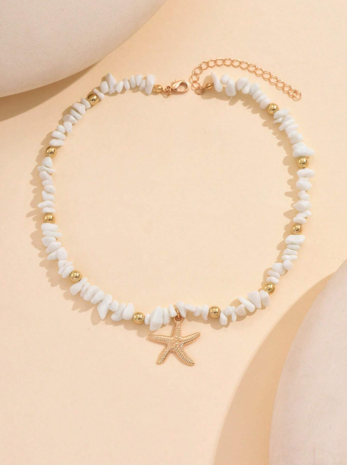 Starfish Pendant, Suitable For Women Daily And Travel Wear