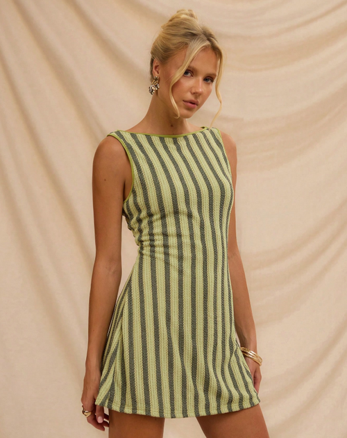 Striped Knit Mini Dress – Summer Renaissance