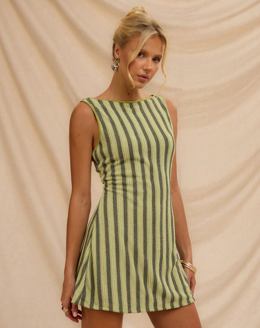 Striped Knit Mini Dress – Summer Renaissance