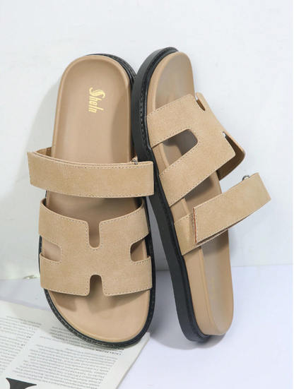 Women’s Comfy Open Toe Suede Sandals