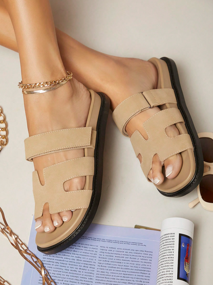 Women’s Comfy Open Toe Suede Sandals