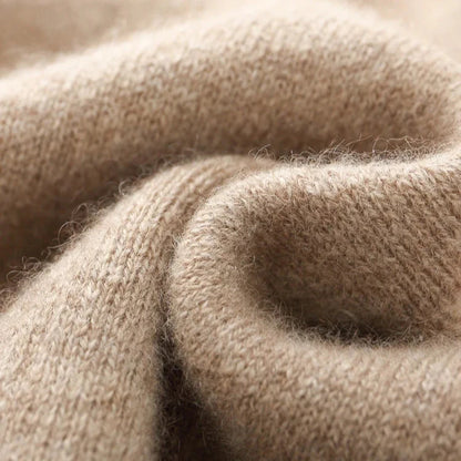 Cashmere Zipper Cardigan
