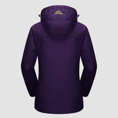 Women's 3-in-1 Waterproof Ski Jacket with Fleece Liner